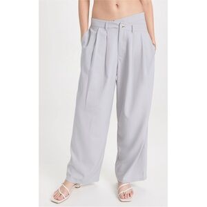 Lioness Grey Pinstripe La Mesa  Pants